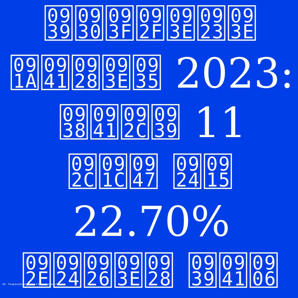 हरियाणा चुनाव 2023: सुबह 11 बजे तक 22.70% मतदान हुआ 