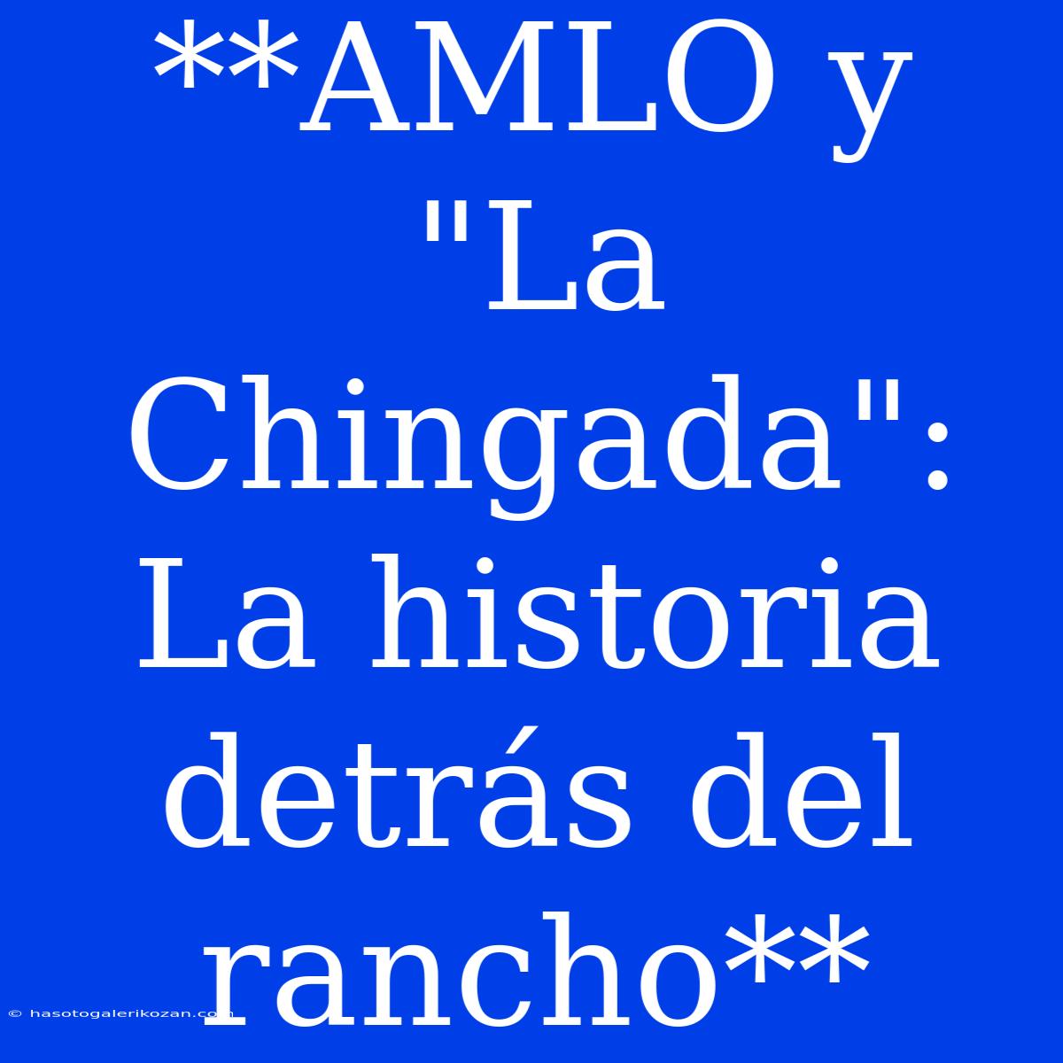 **AMLO Y 