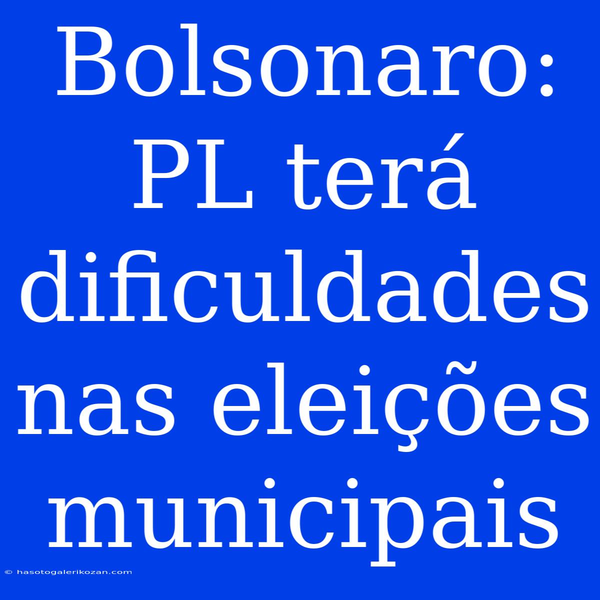 Bolsonaro: PL Terá Dificuldades Nas Eleições Municipais