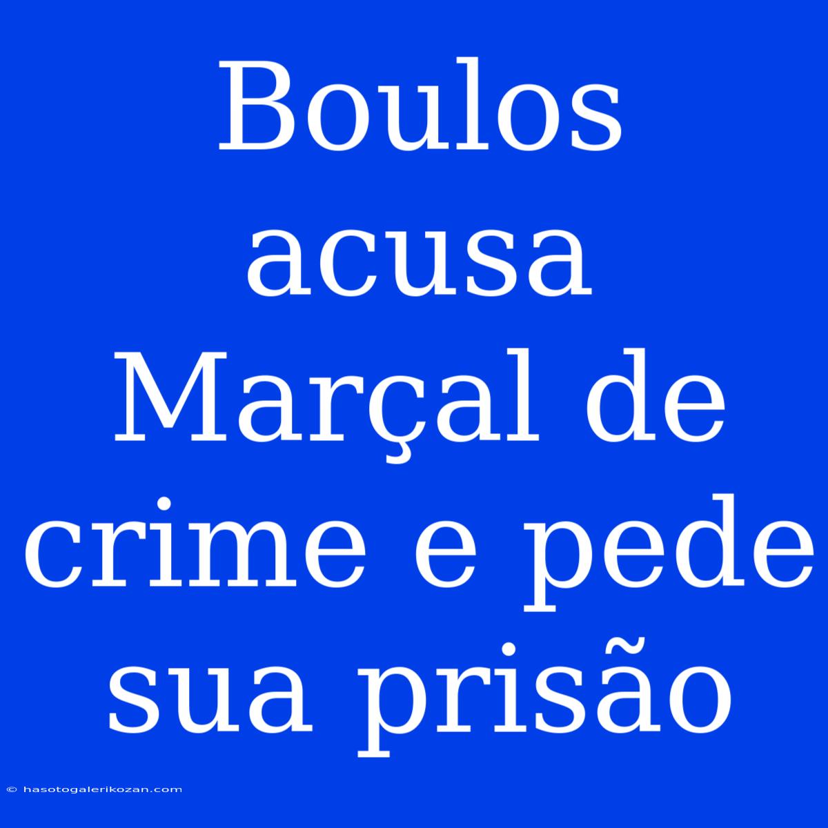 Boulos Acusa Marçal De Crime E Pede Sua Prisão 