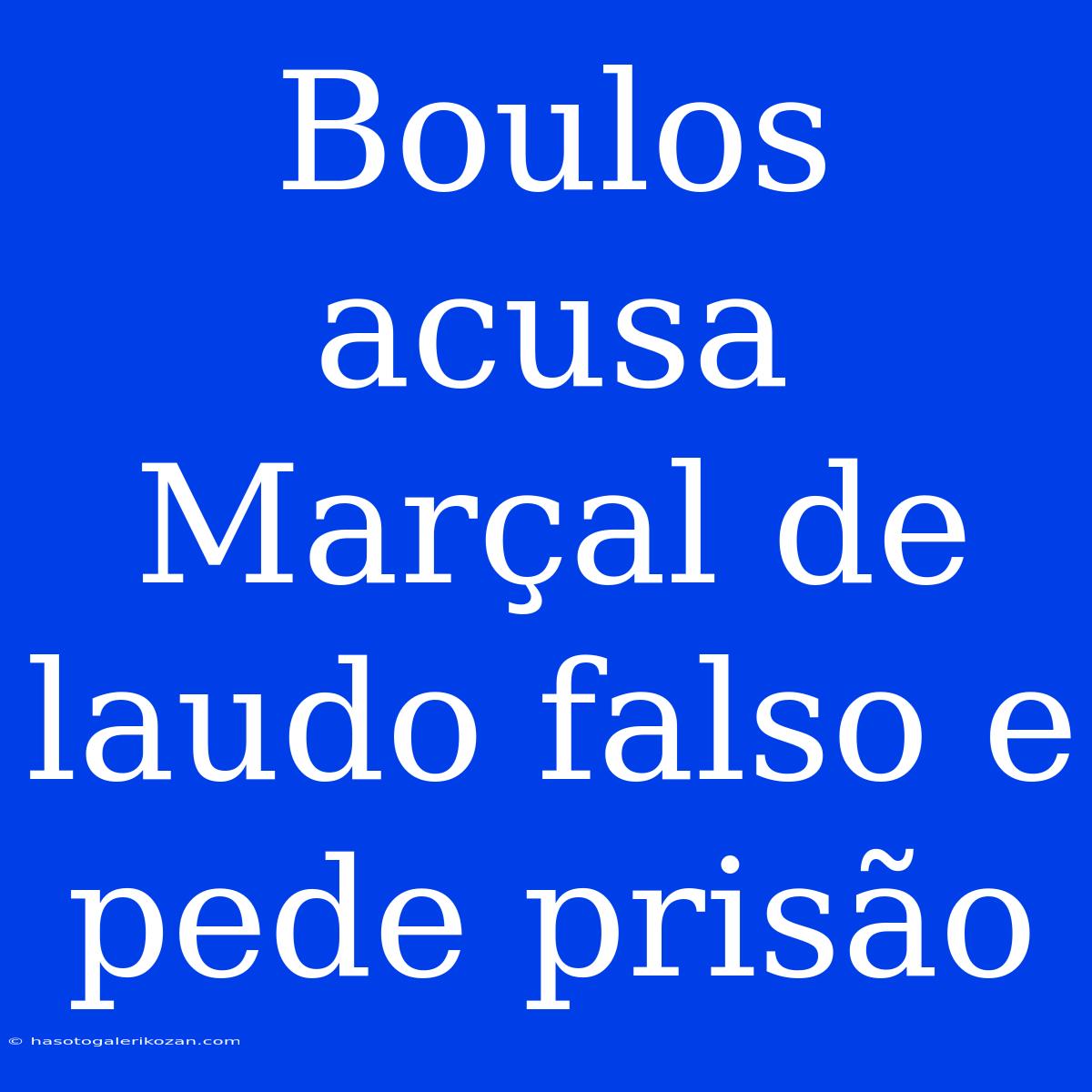 Boulos Acusa Marçal De Laudo Falso E Pede Prisão