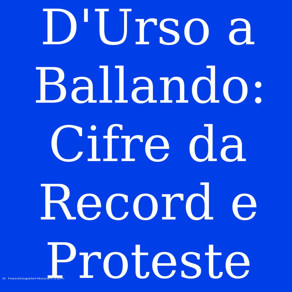 D'Urso A Ballando:  Cifre Da Record E Proteste