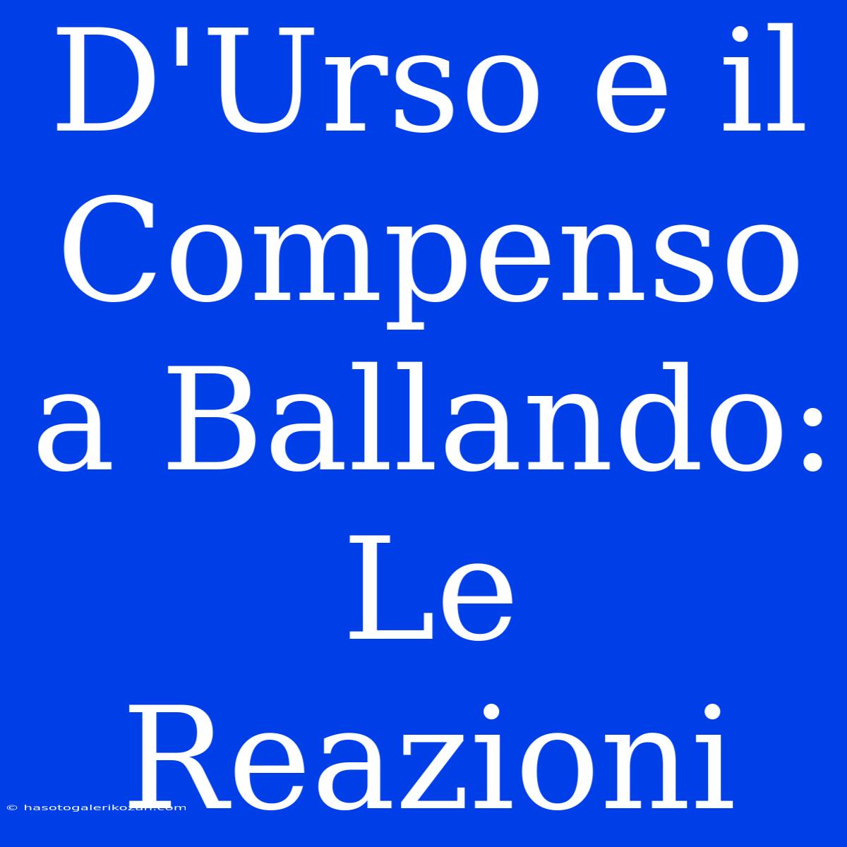 D'Urso E Il Compenso A Ballando:  Le Reazioni