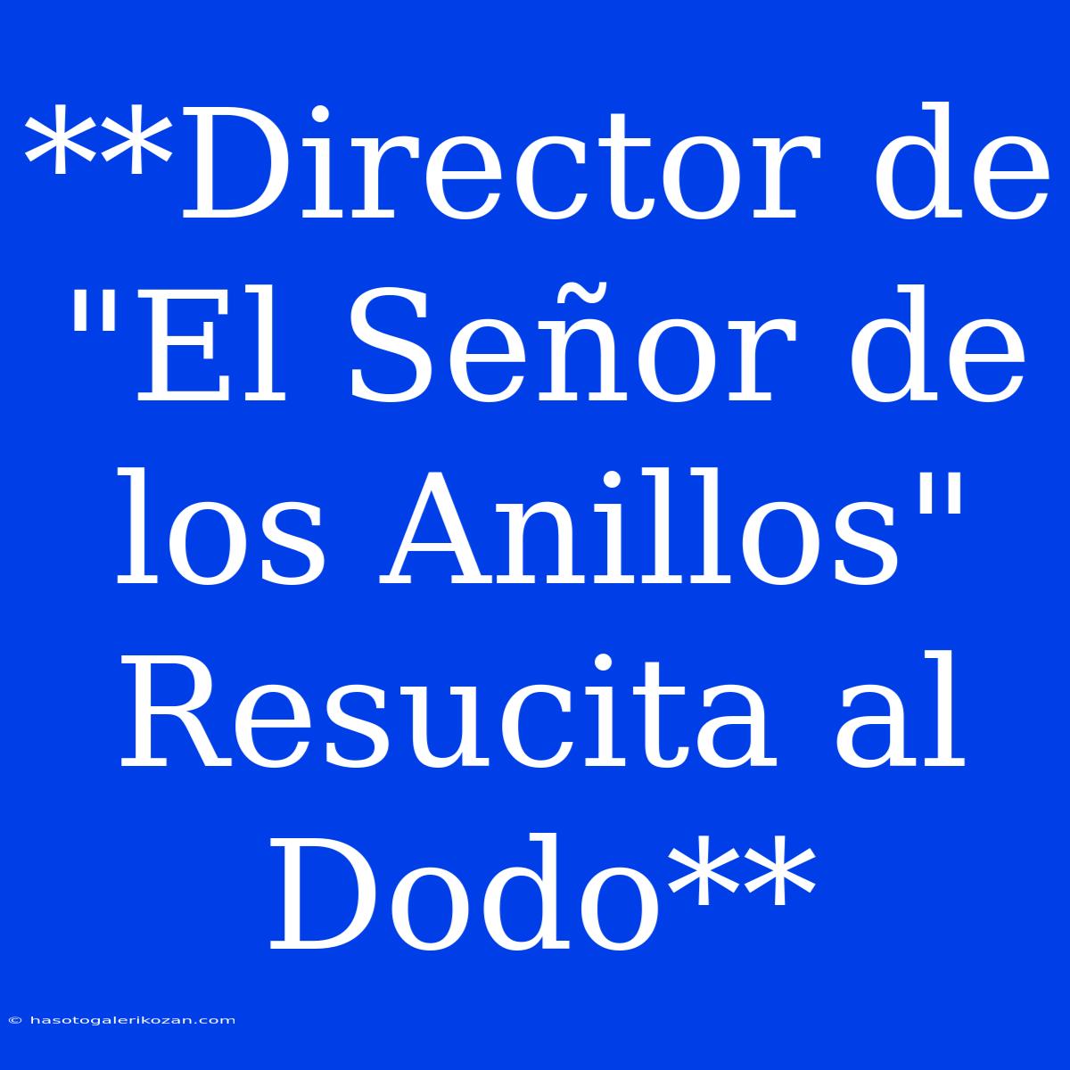 **Director De 