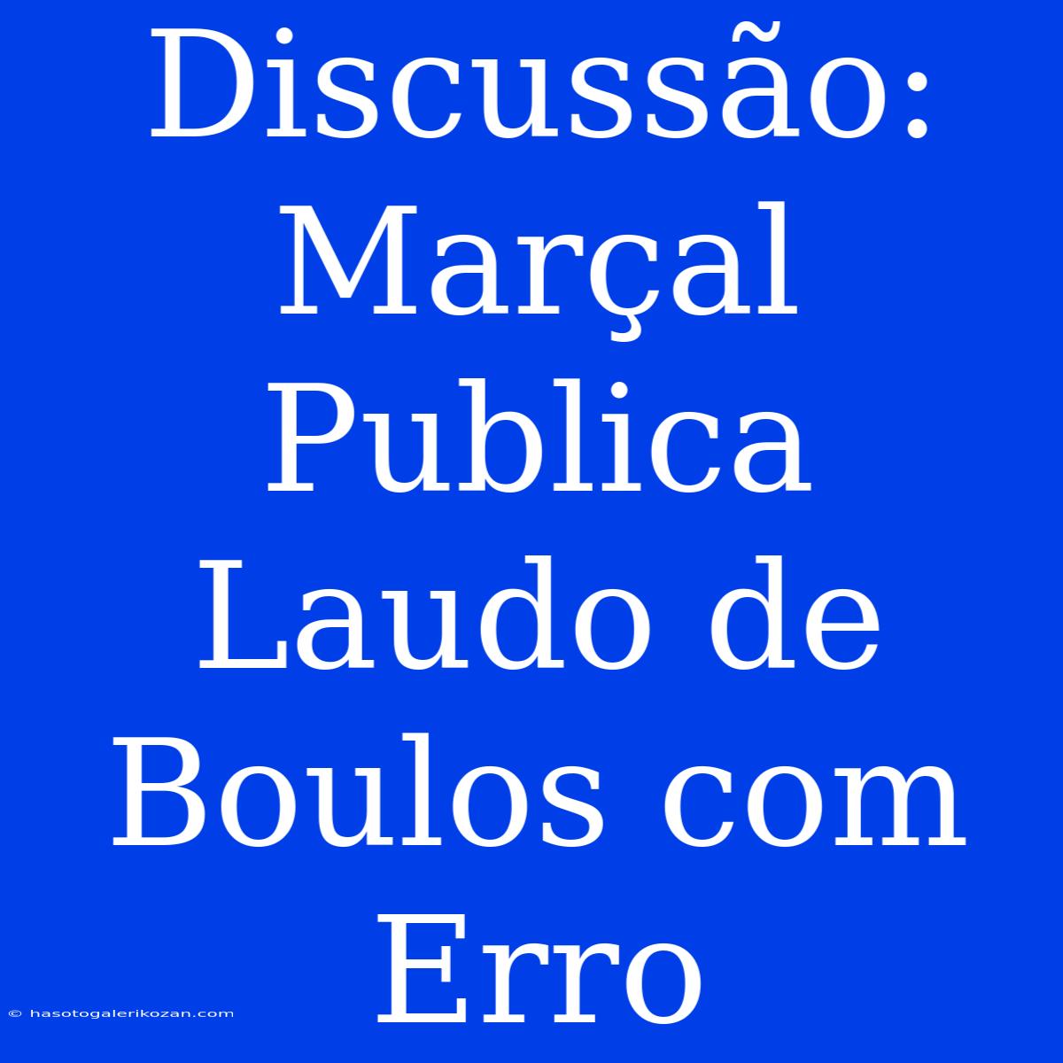 Discussão: Marçal Publica Laudo De Boulos Com Erro