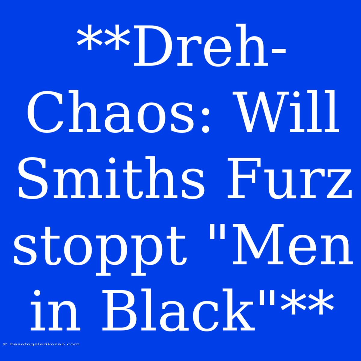 **Dreh-Chaos: Will Smiths Furz Stoppt 