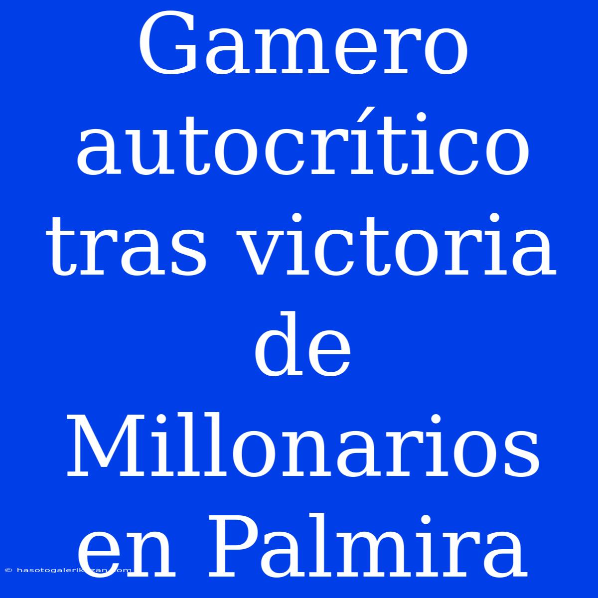 Gamero Autocrítico Tras Victoria De Millonarios En Palmira