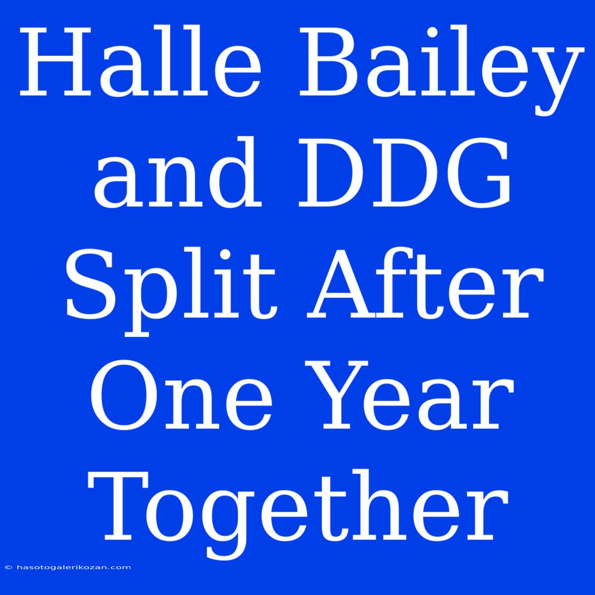 Halle Bailey And DDG Split After One Year Together