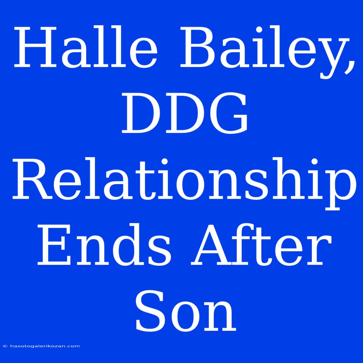 Halle Bailey, DDG Relationship Ends After Son