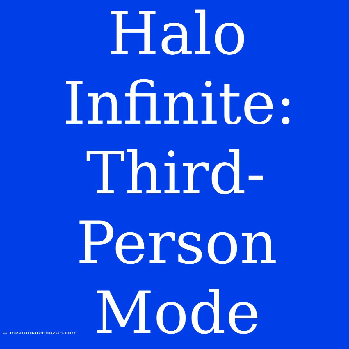 Halo Infinite: Third-Person Mode