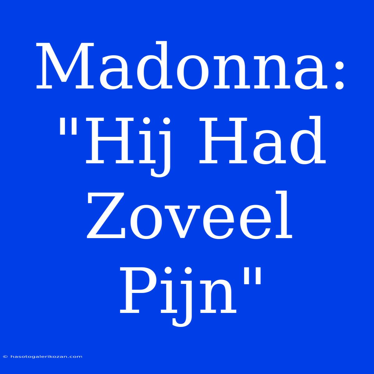 Madonna: 