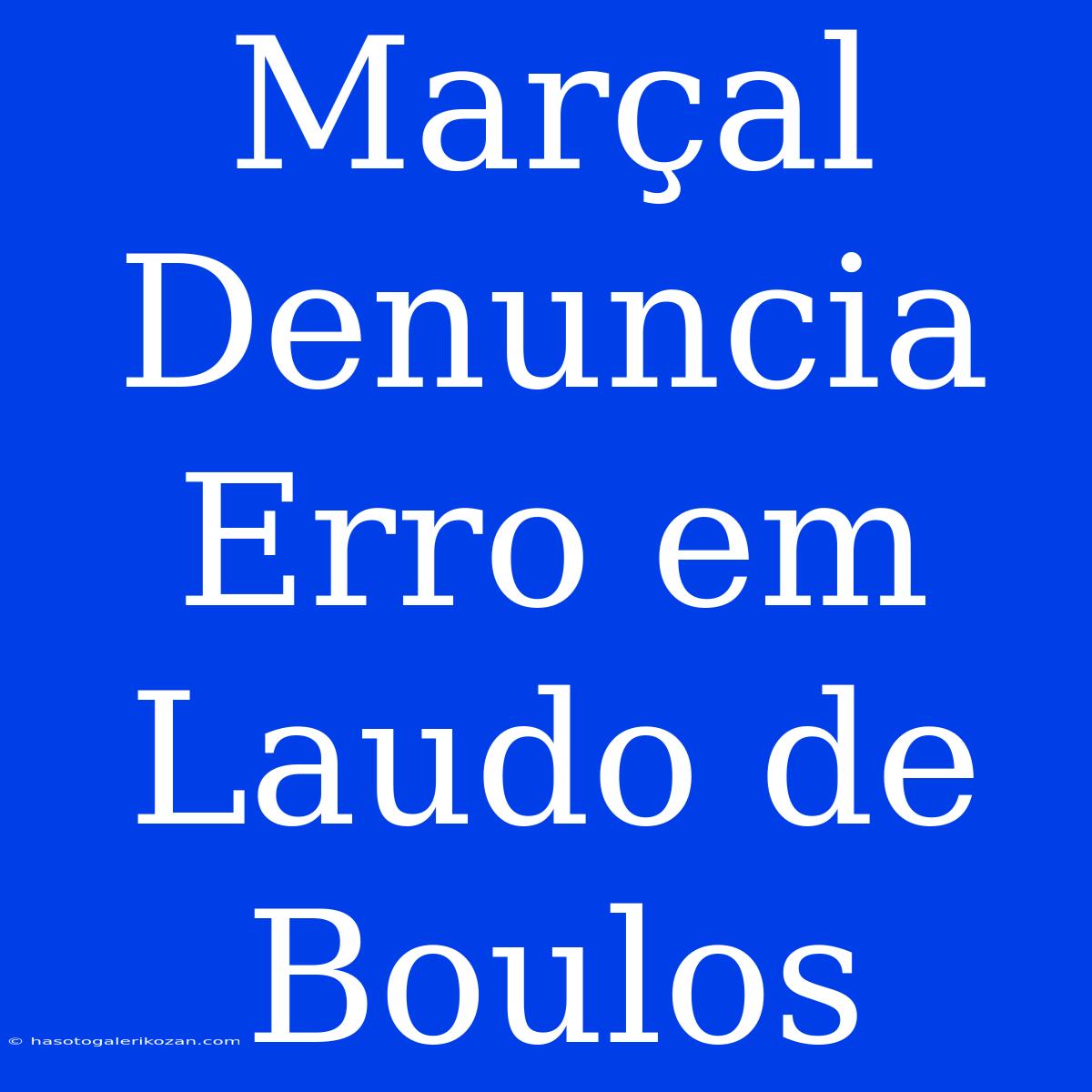 Marçal Denuncia Erro Em Laudo De Boulos