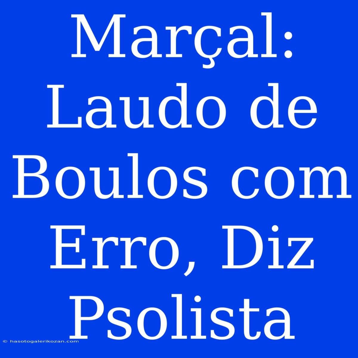 Marçal: Laudo De Boulos Com Erro, Diz Psolista