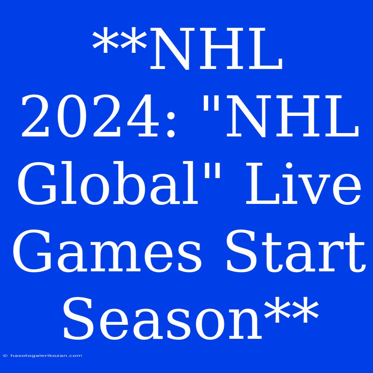 **NHL 2024: 