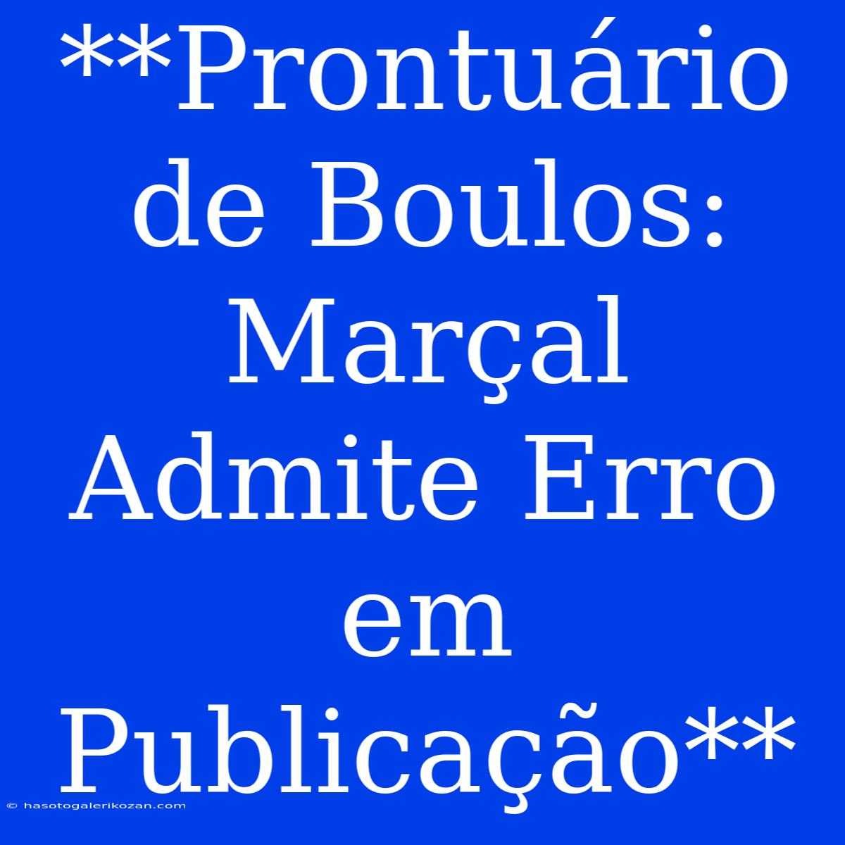 **Prontuário De Boulos: Marçal Admite Erro Em Publicação**