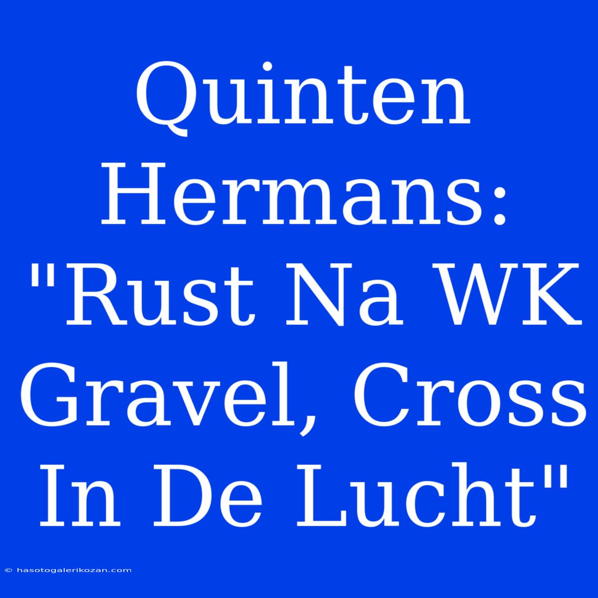 Quinten Hermans: 