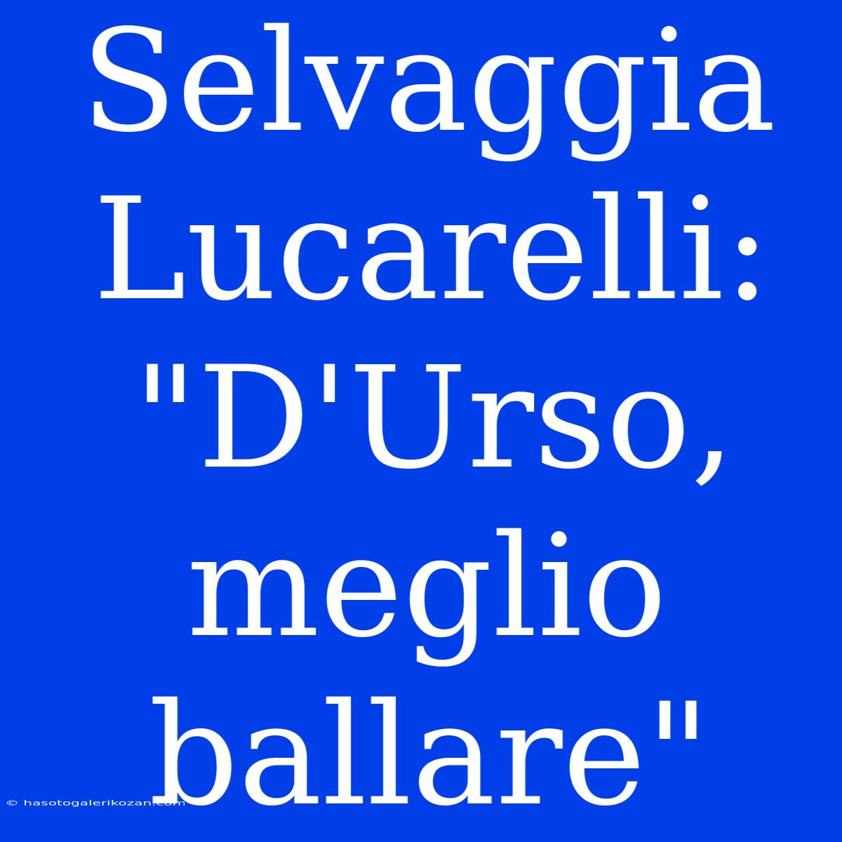 Selvaggia Lucarelli: 