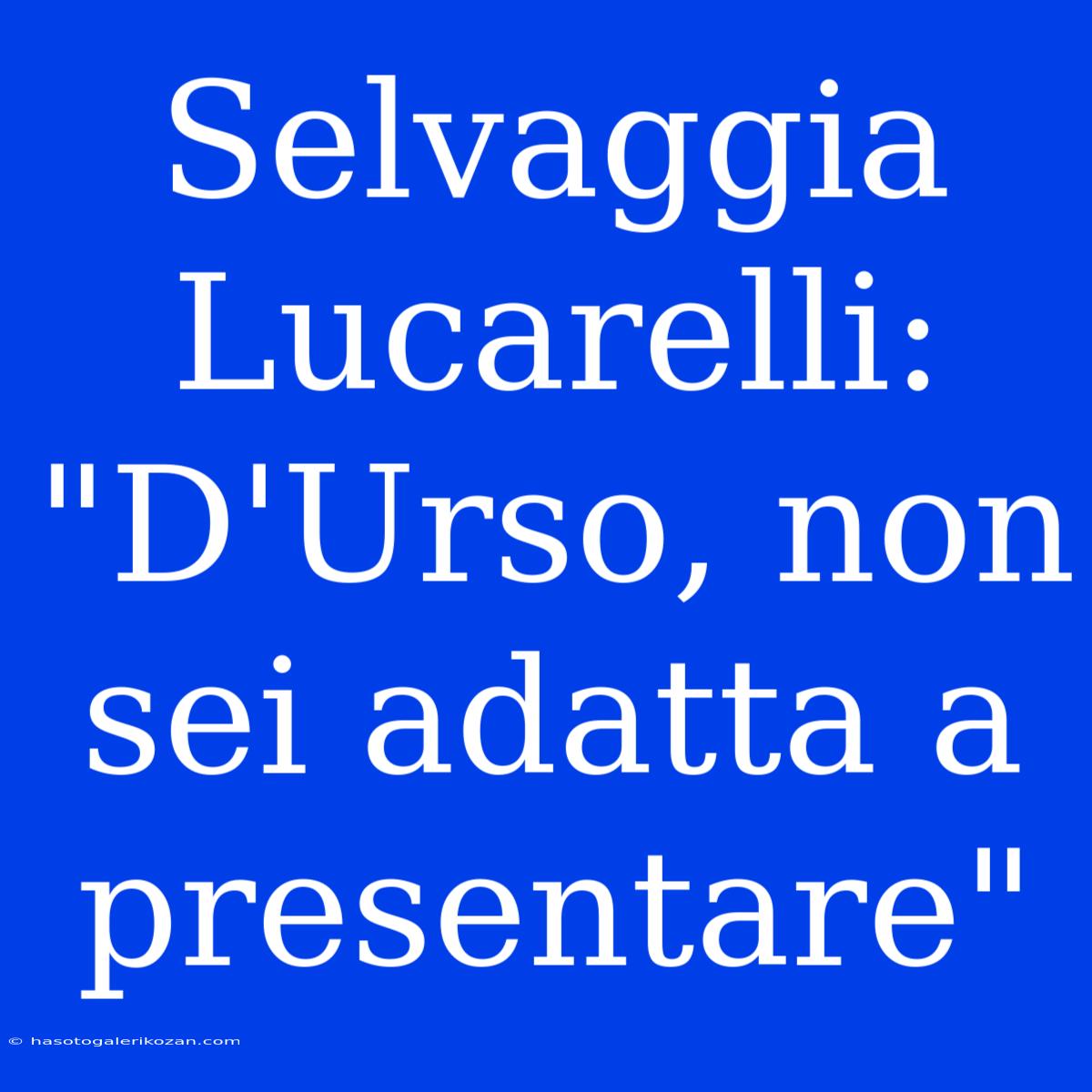 Selvaggia Lucarelli: 