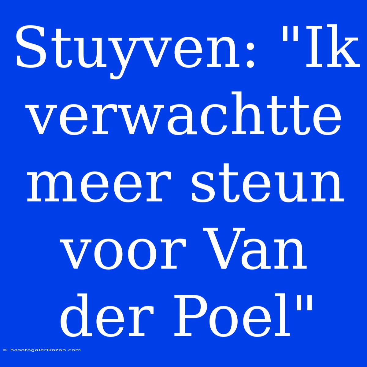 Stuyven: 