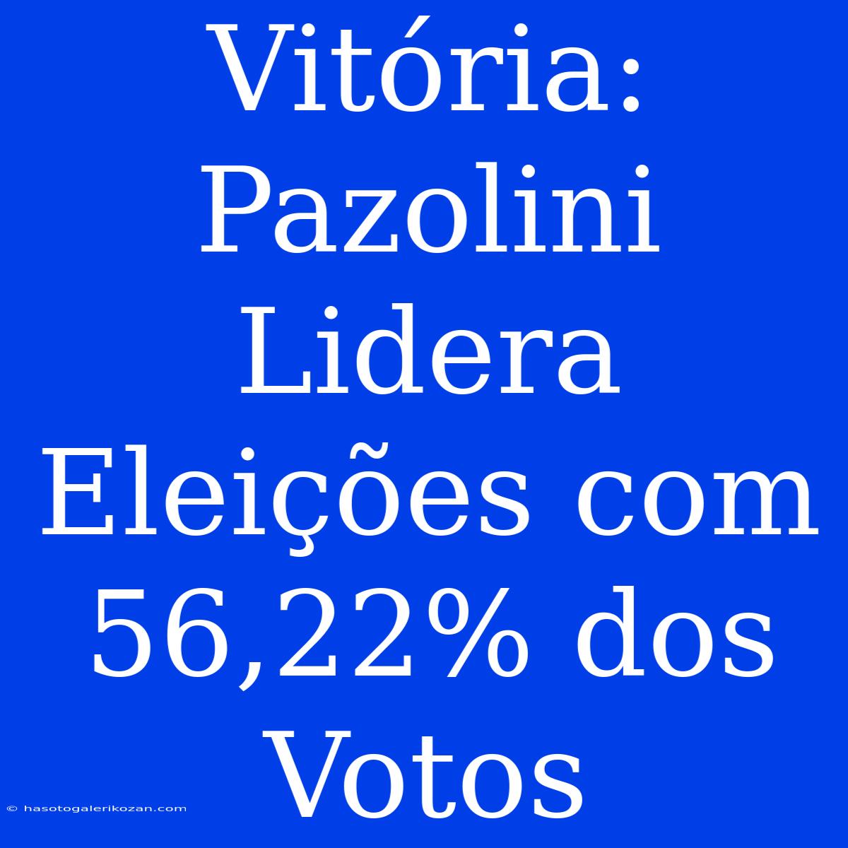 Vitória: Pazolini Lidera Eleições Com 56,22% Dos Votos