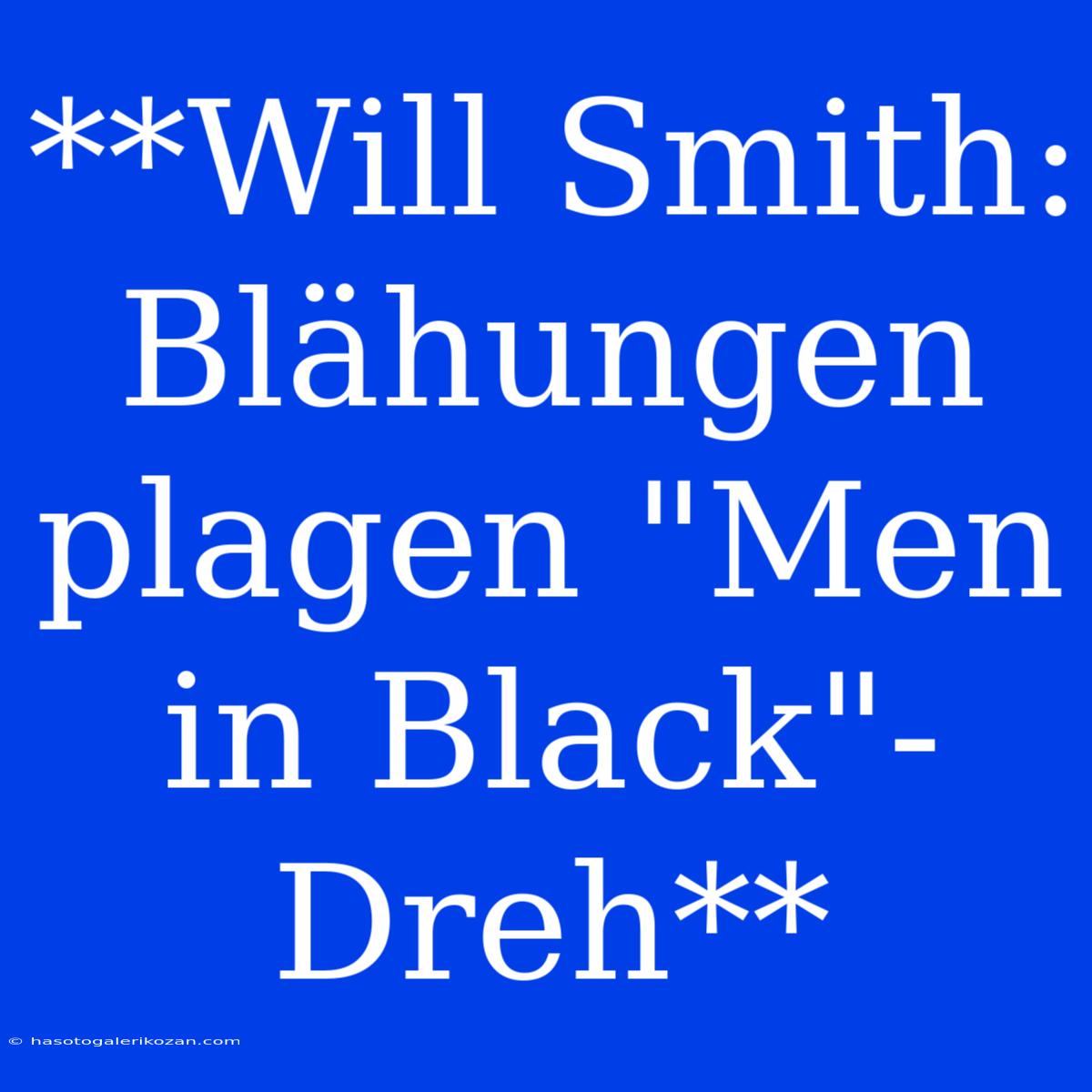 **Will Smith: Blähungen Plagen 