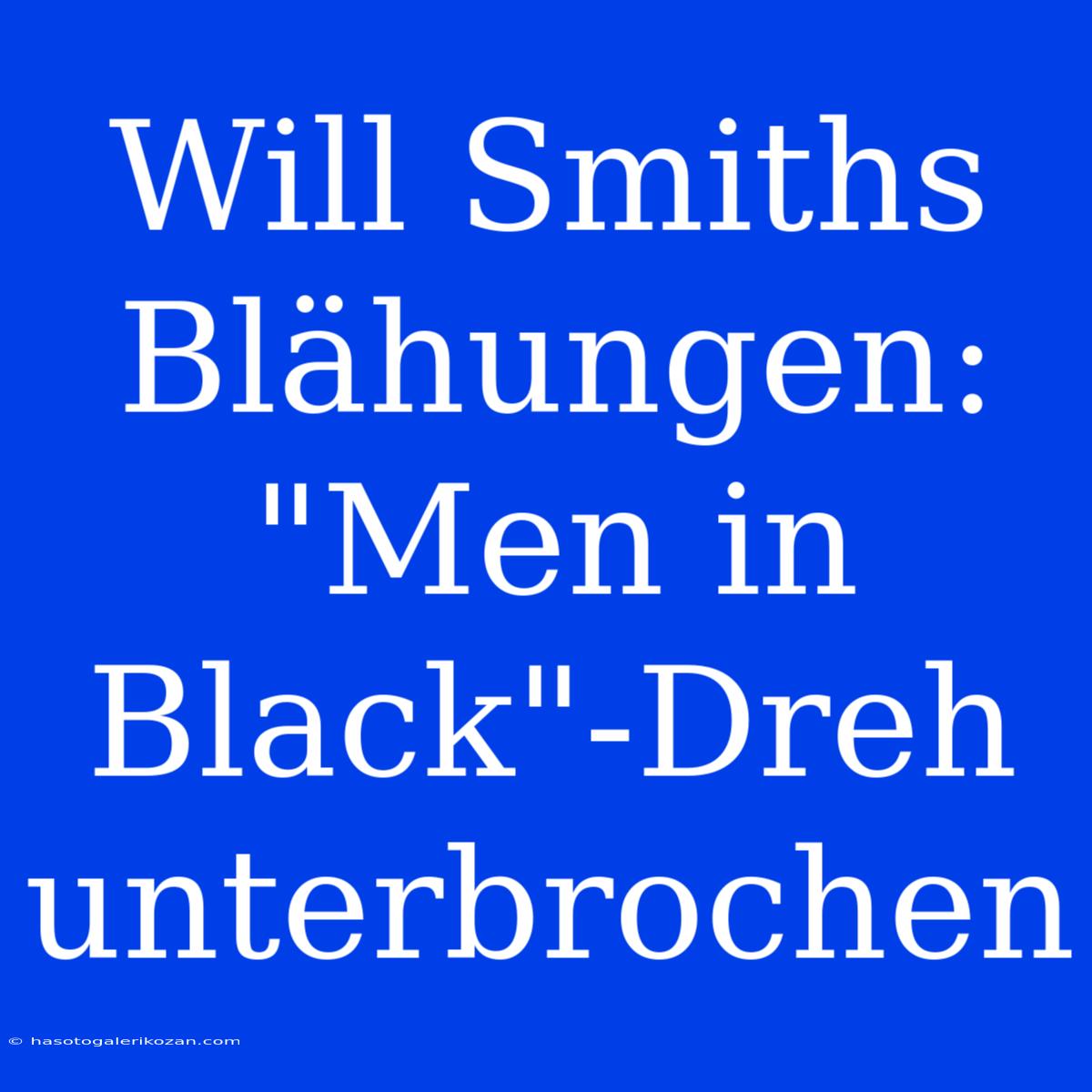 Will Smiths Blähungen: 